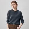 Comon Boca Women's Hooded 100% Cashmere Sweater
