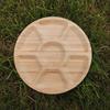 Thickened Tea Tray Bamboos Tea Platter Light‑weight Fruit Dish  Table Top Decoration
