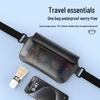 IPX8 Waterproof TPU Phone Pouch: Large Capacity Waist Pack for Swimming, Diving, Rafting, Dustproof Protection.
