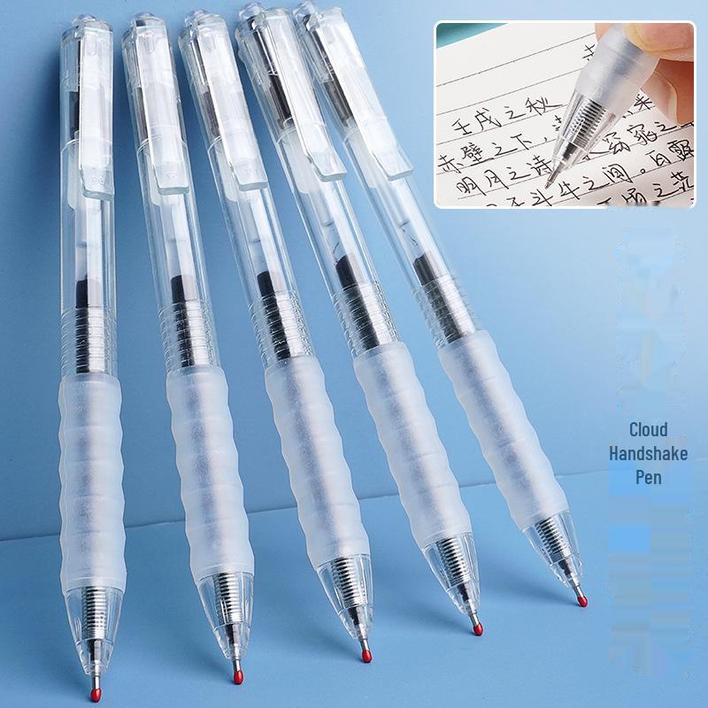 

Быстросохнущая черная ручка для студентов против усталости - нейтральная ручка-кисть для домашнего задания 5 pens