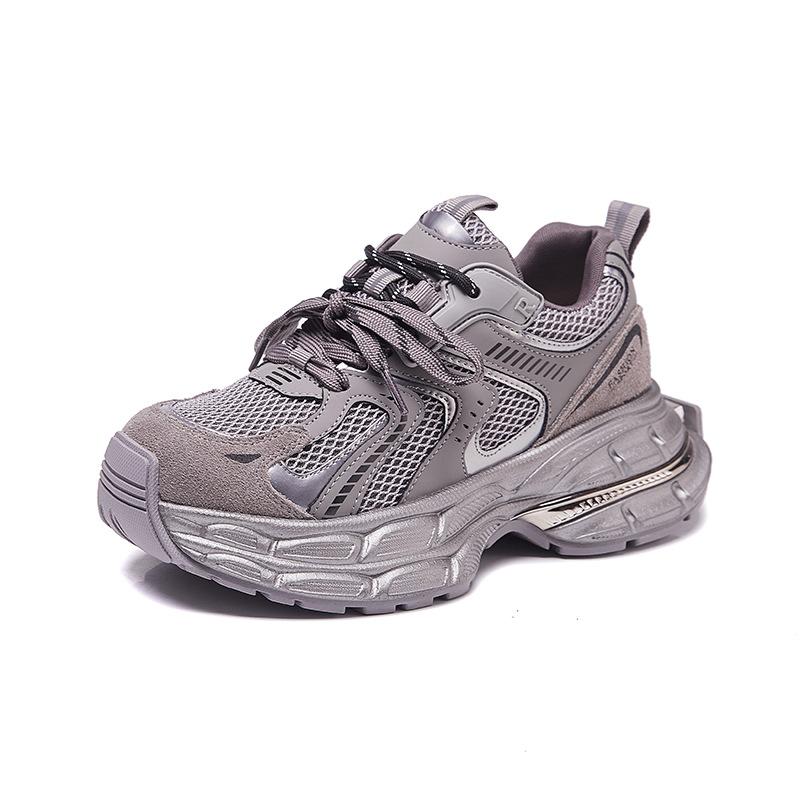 New Dad Shoes for Women Fashionable Thick-soled Sports Single Shoes
