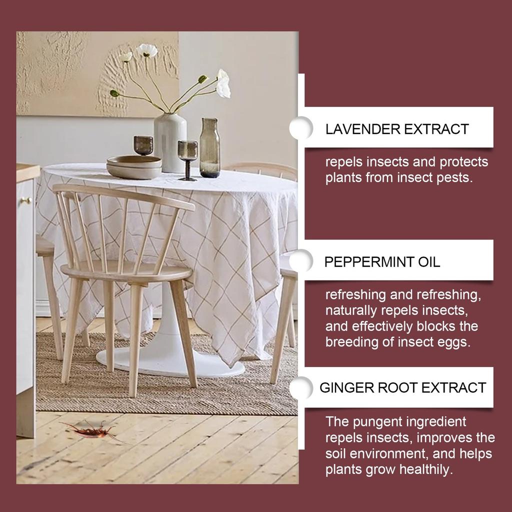 Insektsvattenemulsion, effektiv insektsmedel för inomhustoaletter i köket 100 ml