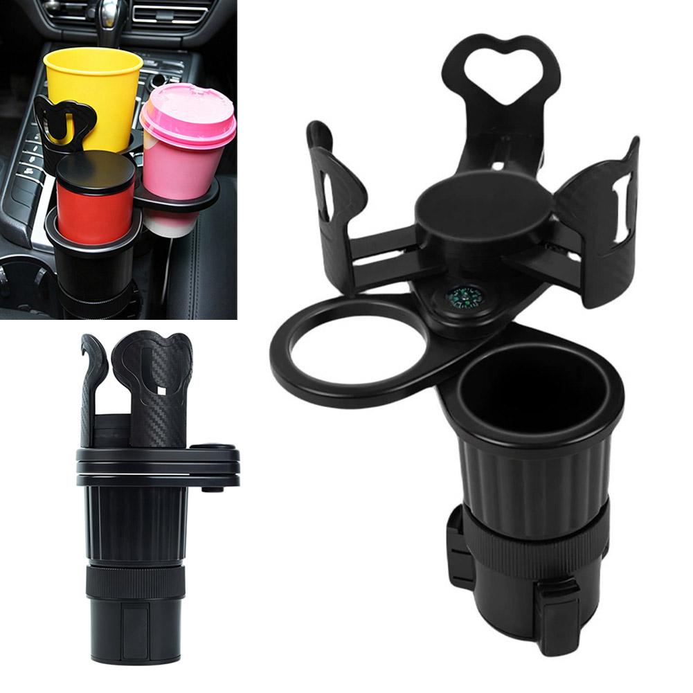Car Cup Holder Multifunctional Tray Storage Rack Center Console Beverage Holder Fixed Seat Three In One Car Cup Holder