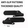 Scooter Front Foldable Pedals Leg Support Pad Universals Electric Moped Front Pedals Quick Install Bike Pedals Enduring