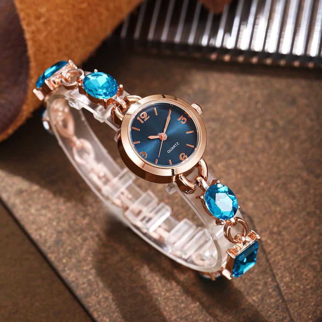Minimalist Alloy Quartz Watch For Women With Elegant Jewelry Clasp For Fashion Gifts