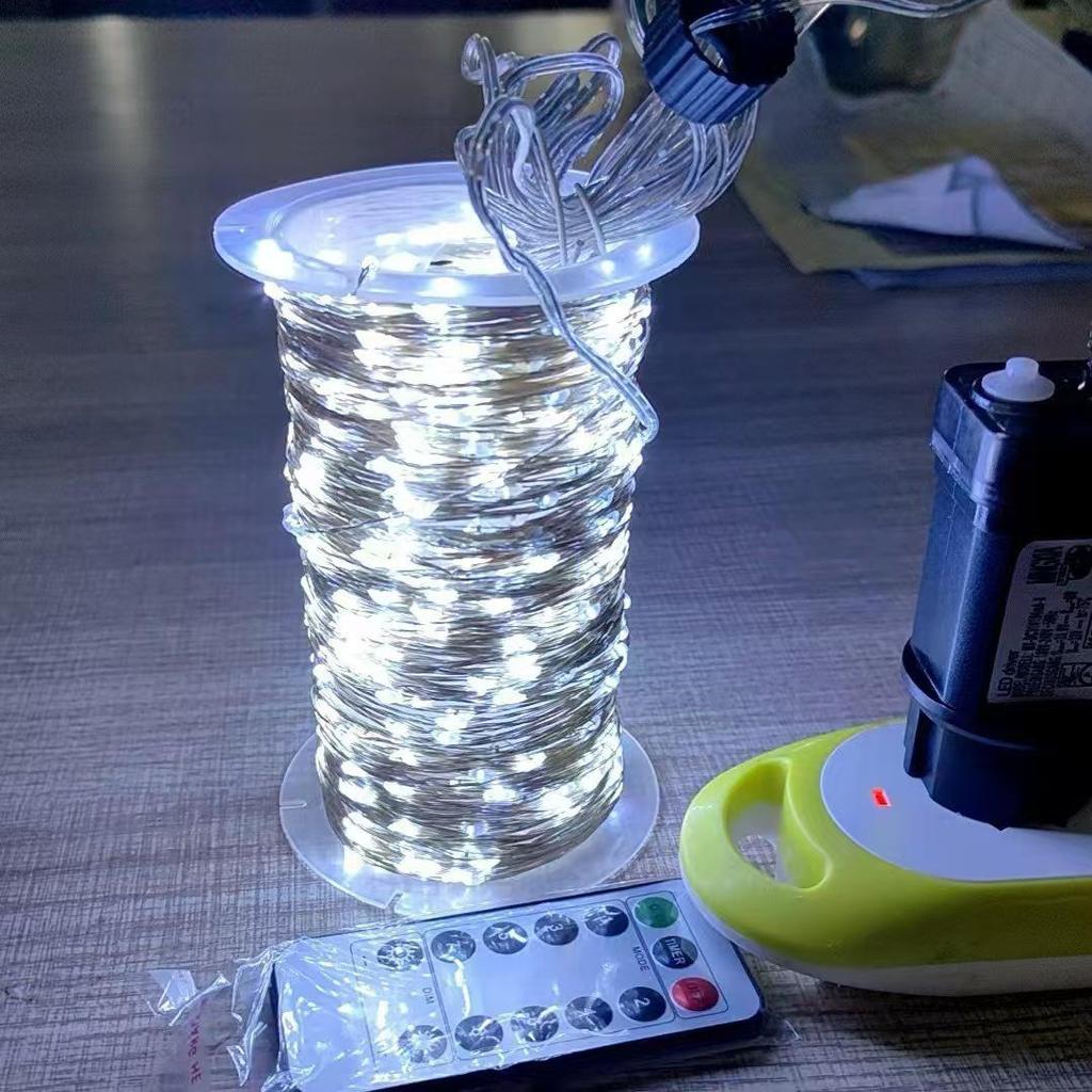 Remote Controlled LED Star String Lights – USB Copper Wire Fairy Lights for Christmas & Festive Decoration