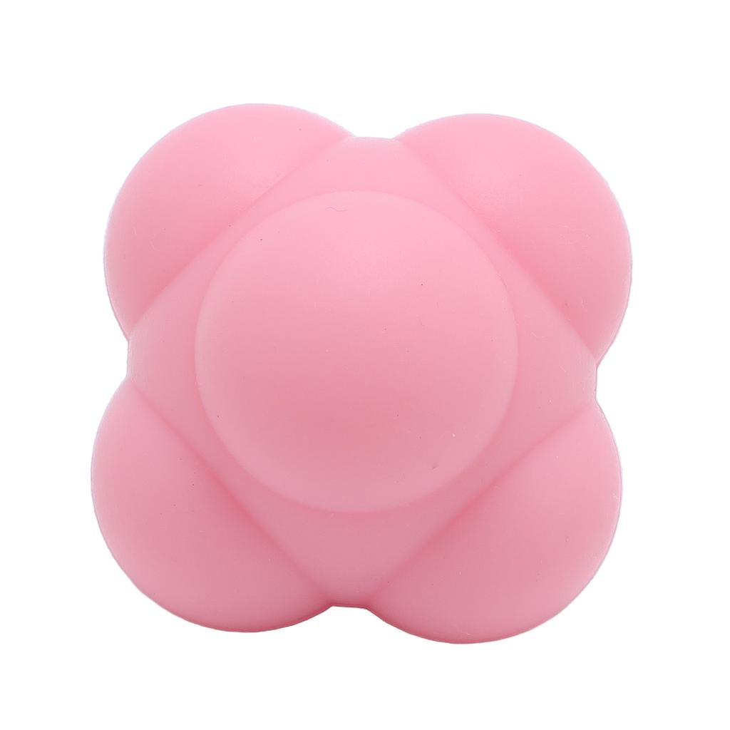 Piłka Treningowa Agility Silikonowa Sześciokątna Nierównomierny Tor Odbicia Prędkość Koordynacja Ręka-Oko Tr