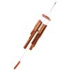 Bamboo Wind Chime Windchimes Outdoors for Outside Decorations Home Large Gift Statue Deep Tone