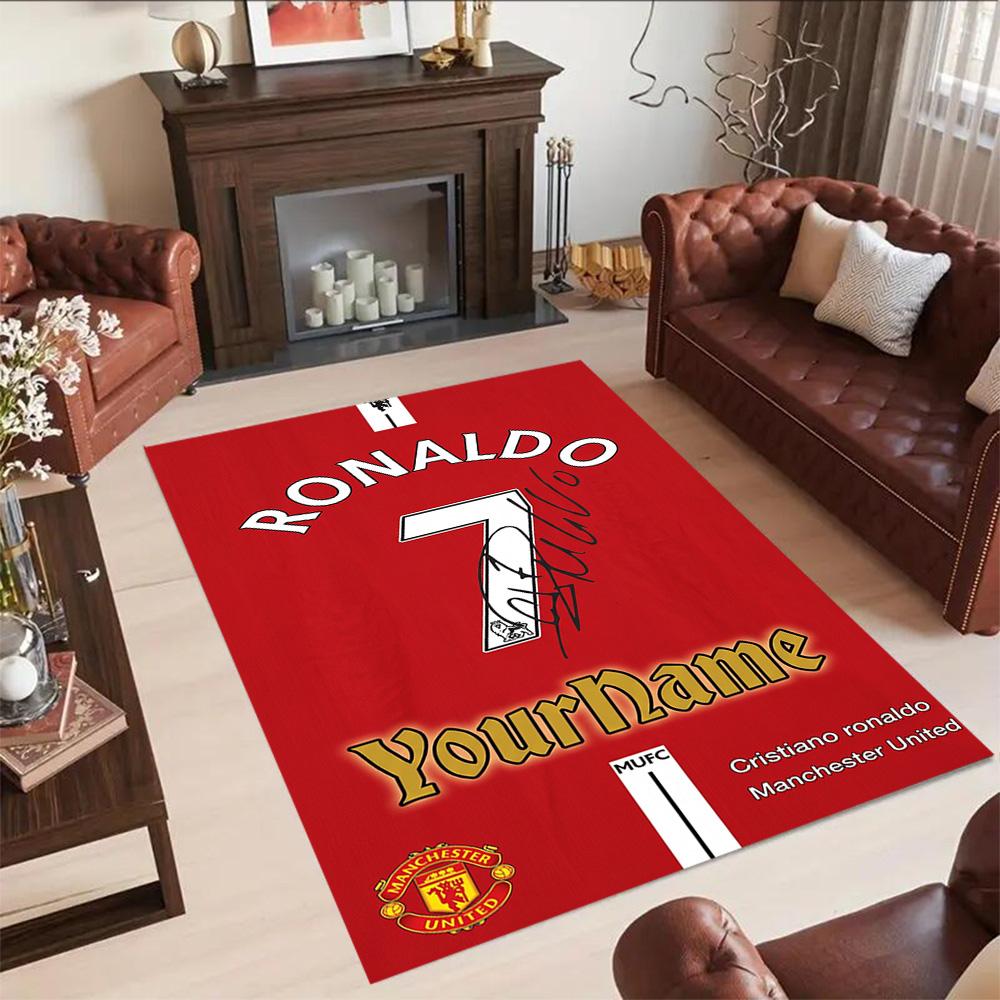 Manchester Customizable Name Floor Rug Office Rug Design for Hallway Decorate room Dining Room Kitchen Anti-slip Rug Office home decor