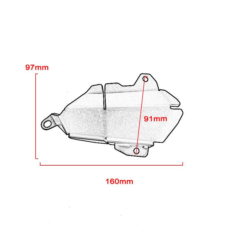 For Yamaha Tenere 700 Motorcycle Water Pump Protection Guard Cover Protector XTZ700 XT700Z Tenere T7 Rally 2019-2023 2021 2022