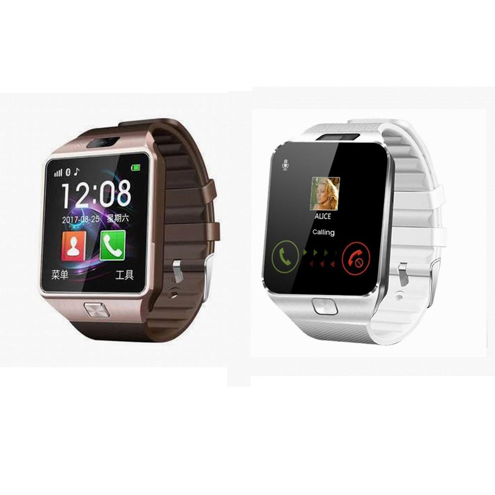 DZ09 Smartwatch Herren Damen Voll-Touchscreen Sport Wasserdicht Schrittzähler Smartwatch Mit Sim-Karte Android Uhr Verbunden Whatsap