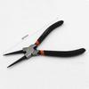 7'' Long Nose Plier Staight Bent Plier Inner Outer Retaining Snap Ring Remover Tool Multifunctional Snap Ring Circlip Pliers For