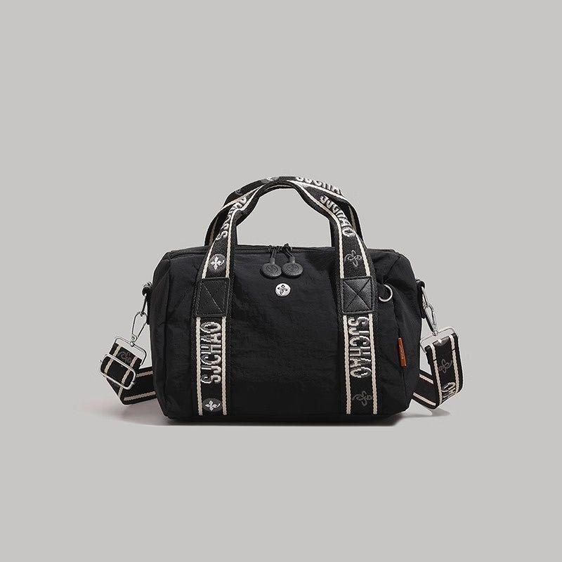 Women's Versatile Nylon Bowling Bag - Simple Crossbody & Shoulder Handbag