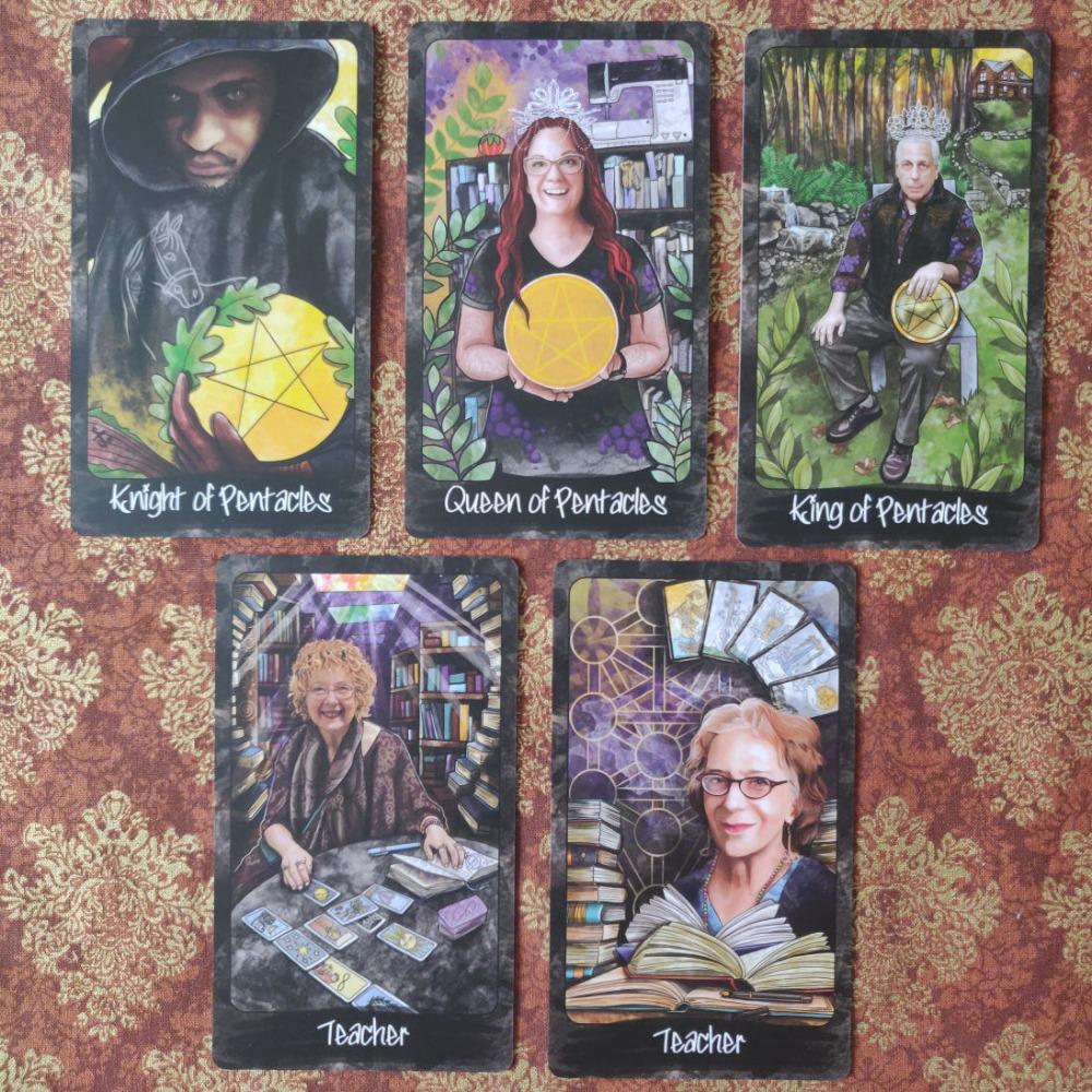 Pocket of Peers Tarot An 80 Card Tarot Deck Featuring Individuals From The Ever Growing Divination Community 10.3*6cm