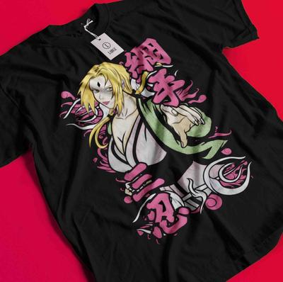 T-shirt Tsunade T-shirt Naruto T-shirt Jiraya Koszulka Madara Kakashi Itachi Uchiha Rock Lee BB505