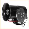 6-geluids 100W luide claxon voor motorfiets, auto, vrachtwagen, luidspreker, waarschuwingsalarm, sirene, politie, brandweer, ambulance, claxon