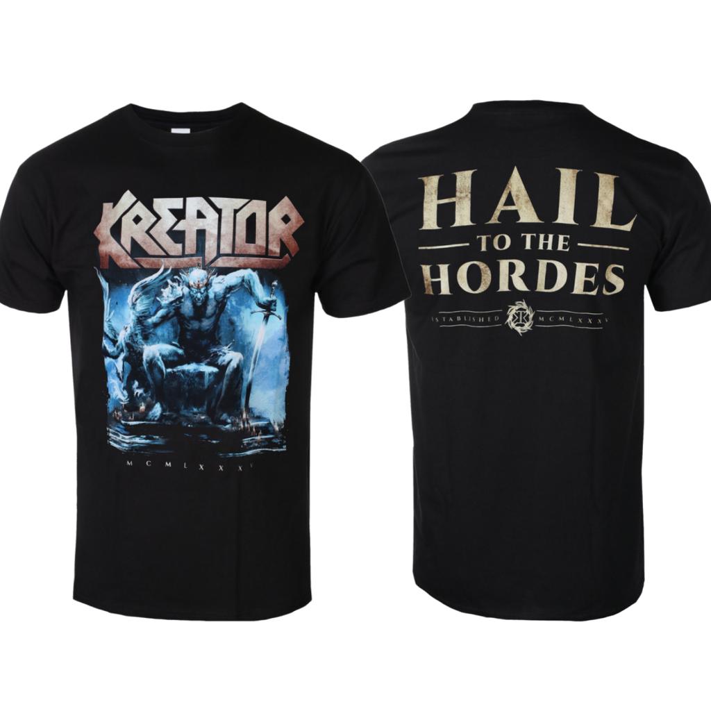 Kreator Hate Ber Alles Tracklist Printed TShirt Thrash Metal Band Style Daily TShirt Suitable For Both Unisex And Unisex