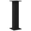 Plant Stand 2 pcs Black Oak Effect 30 x 30 x 95 cm