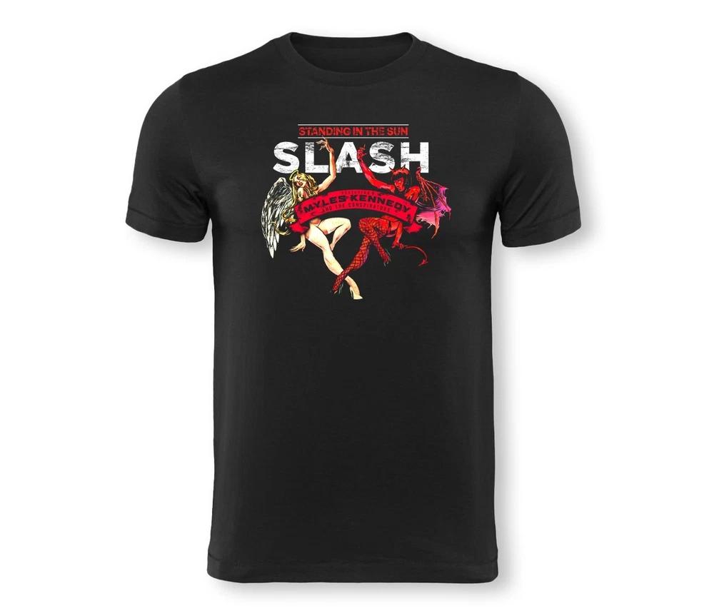 Slash Standing in the Sun Black Tshirt Polyester music festival fans gift XL