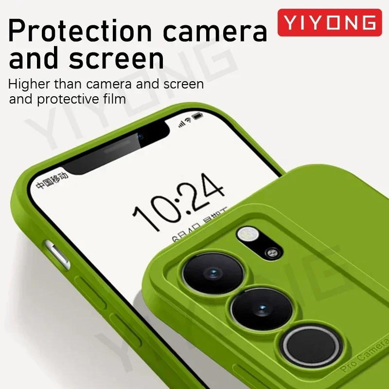 For VivoV29 Case Soft Liquid Silicone Cover For VIVO V29 V29Pro V27 V27Pro VivoV27 Pro Shockproof Phone Cases