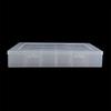24 Compartments Clear Stackable Plastic Storage Boxes with Adjustable Dividers for Beads Crafts Jewelry Fishing Tackle