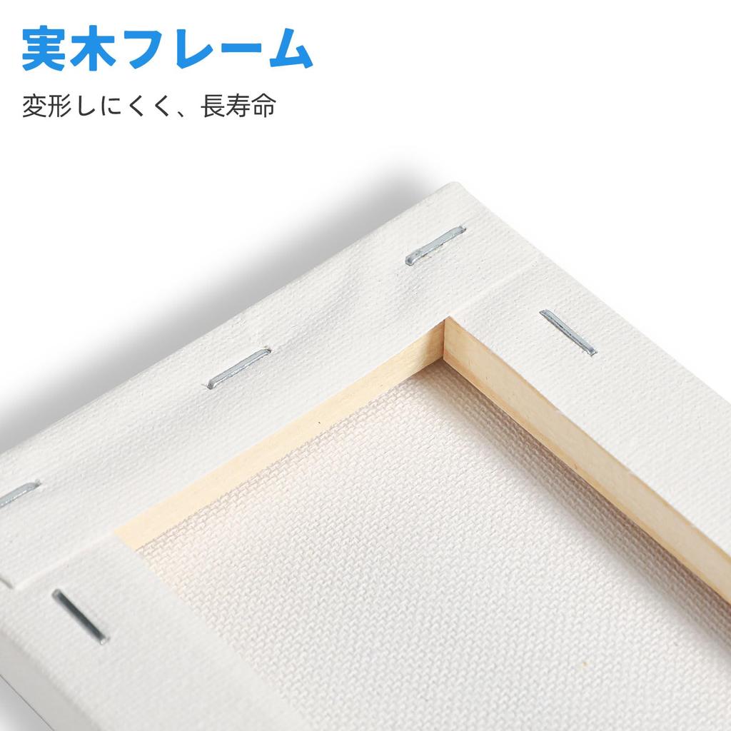 HANSILK Synthetic Stretched Canvas Art Light Wooden Thick Painting for 1 Panel Canvas, Canvas, Rectangular, 100300mm, Supplies, Frame, Panel, Board,