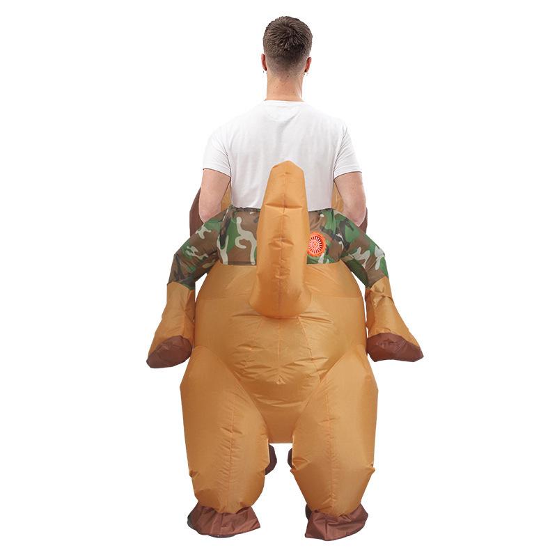 Inflatable Halloween Cartoon Pug Costume Outfit