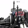 V8 Engine RC Car Model Kit With Belt Wheel Winding Structure Engine Internal Combustion Water Pump