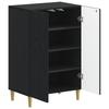 Shoe Cabinet DELFT 59.5 X 39.5 X 90 Cm Engineered Wood Black