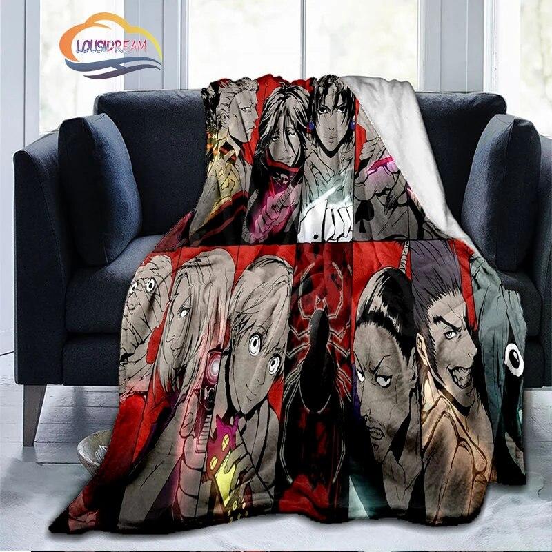 Trendy Japanese Anime Hunter x  Flannel Blanket3D Printed Coverlet Travel Camping for Adults and children Cashmere blanket