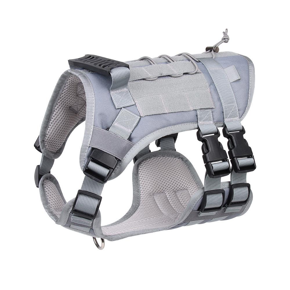 Multi-Functional Tactical Dog Harness & Leash for Large Dogs