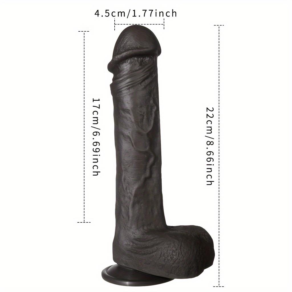 8.6inch Realistic Thrusting Dildo Vibrator With Heating,9 Vibration Modes,4Thrusting Modes Dildos For G-Spot Anal, Automatic Silicone Penis Sex Toy
