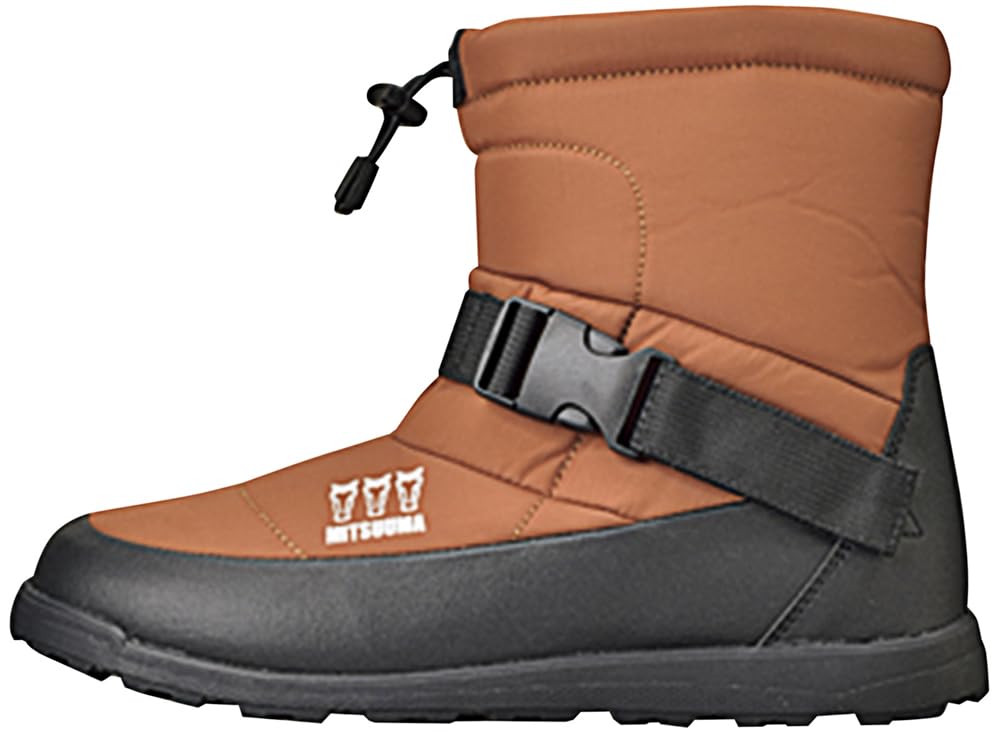 Mitsuuma Snow Brushed Glass Fiber 4cm Ground Buckle Outdoor Hiking Down Lightweight Glass Fiber SS Boots, Lightweight, Non-Slip, Lining, Sole,