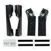 Carbon Fiber Style Car Door Sill Scuff Cover Trim Anti Scratch Fits for Wrangler JL JLU 18 19