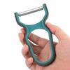 Vegetable Peeler Anti-Slip Rubber Handle Stainless Steel Blade Smooth Peeling Ergonomic U-Shaped Design Kitchen Peeler