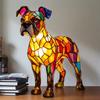 Yorkshire Terrier Lamp, Boxer Dog Lamp, Dog Series Art Night Light, Cute Pet Dogs Themed LED Table Lamps with Warm Ambient Glow, Fun Gift for Dogs