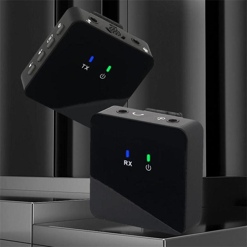 Trådløs mikrofonopptaksmikrofon for intervju Livestreaming Støyreduksjon Lapel-mikrofon