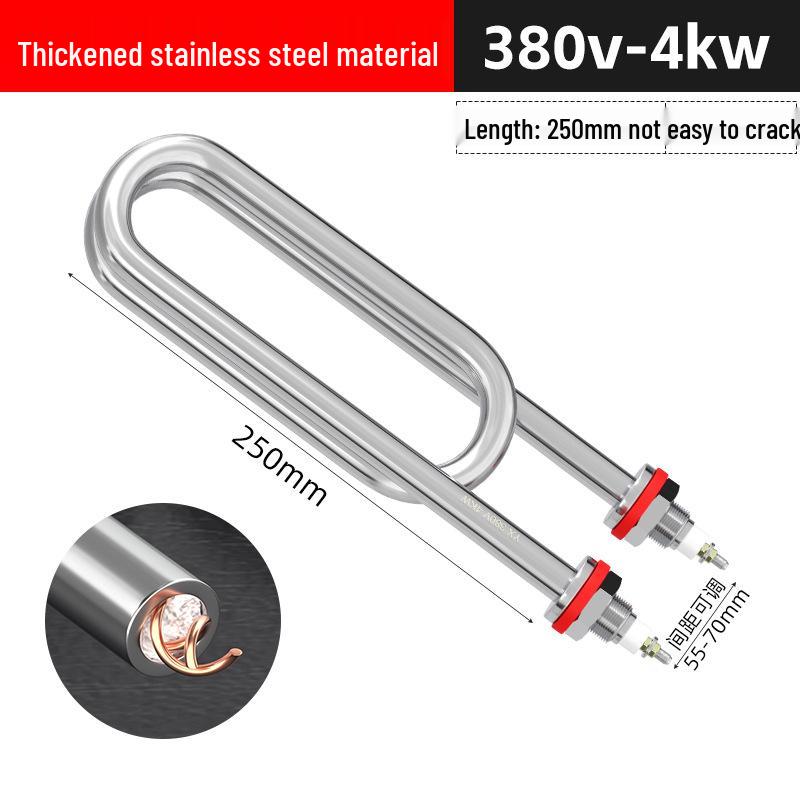 Electric Rice Steamer Heating Tubes: 380v & 220v, 2kw, 3kw, 4kw Heating Elements for Steaming Boxes