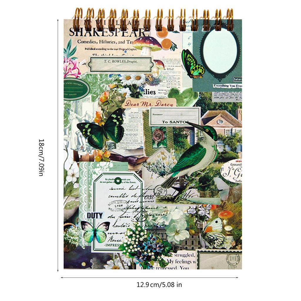 Retro Scrapbooking Stickers Scrapbooking Decorative Stickers Aesthetic Stickers for Scrapbooking Diary Planner Journal