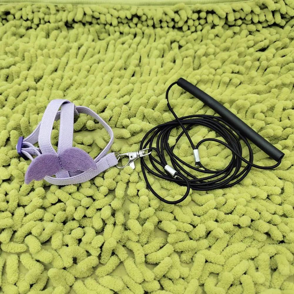 Papagei Vogel Fliegendes Zugseil Verstellbare ultraleichte Geschirrleine mit bequemem Griff