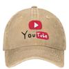 Graffiti YouTubed Casual Baseball Cap Summer American Video Trucker Hat High Quality Gym Hip Hop Hats Unisex Unisex Baseball Caps