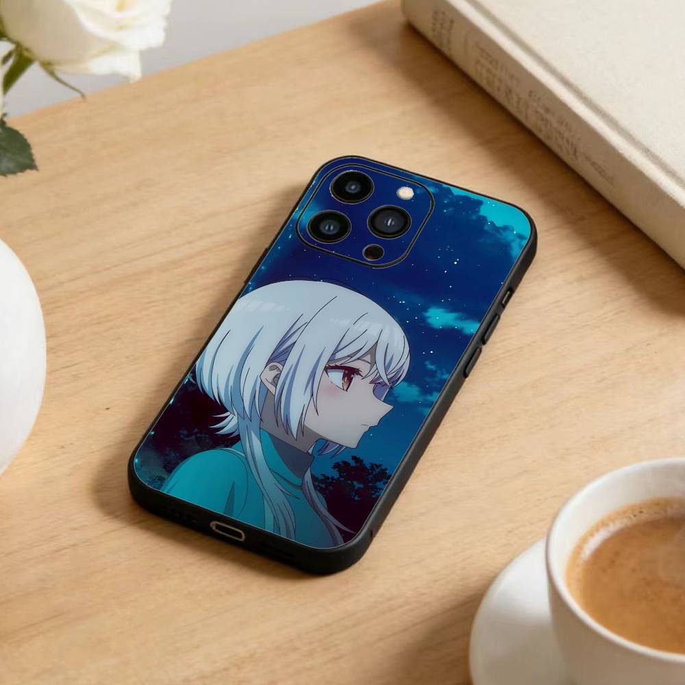 Iroduku The World in Colors Phone Case For iPhone 17 16 15 14 13 12 Max Plus Silicone Black Cover