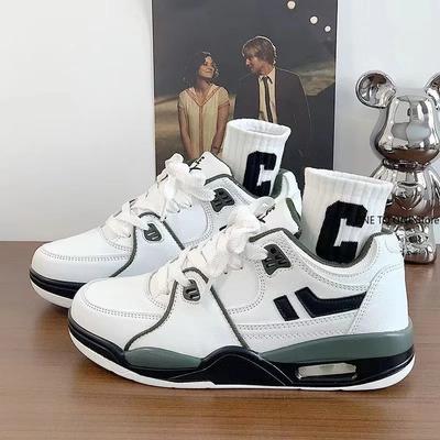 Fashion New Mens Sneakers White Air Cushion Casual Male Flat Shoes Outdoor Male Running Shoes Solid Color Men Shoes Zapatos Para Hombres