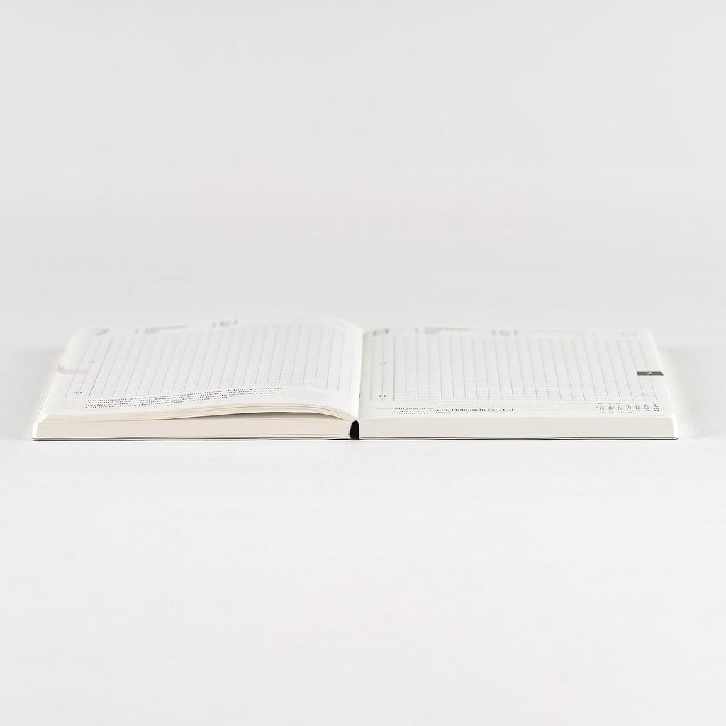 Hobonichi Notebook 2026 Main Body Planner [A6 1 Day 1 Page  English   January  monDay Start] A6 Planner English