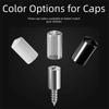 100Pcs Anti-Slip Rubber Sleeve Metal Shelf Support Nails Self-Tapping Screws  Home Improvement