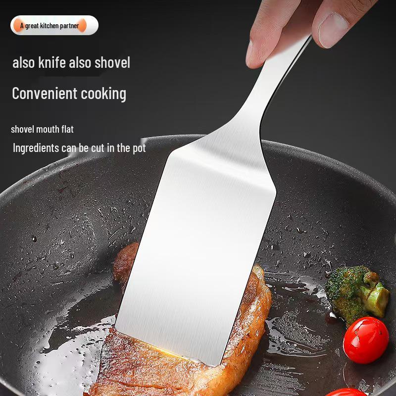Stainless Steel Multi-Use Spatula for Steak, Pancakes, Tiramisu, and Teppanyaki