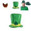 Adult Irish Leprechaun St. Patrick's Day Green Hat Shamrock Fancy Dress Access