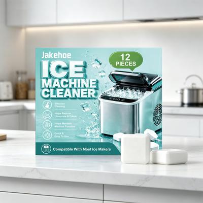 Limpiador de máquinas de hielo Jakehoe Limpieza diaria suave de máquinas de hielo domésticas: fresco, limpio y conveniente para eliminar manchas