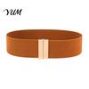 High Quality Elastic Belt Wide Waist Belt, Adjustable Stretchy with Metal Comfortable Stretch Square Buckle, Stylish Slimming Waistband for