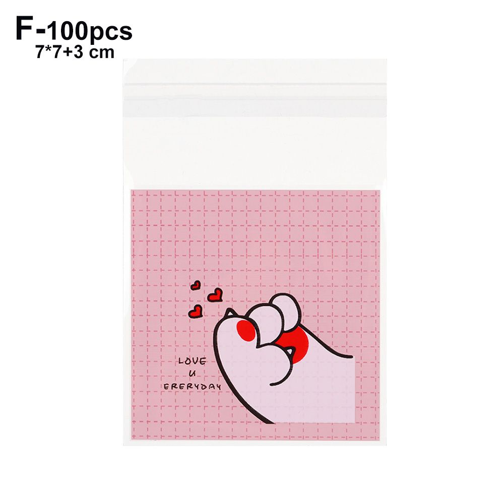 50pcs New Easter Carton Rabbit Ear Bags Plastic Animal Candy Bags For Kids Birthday Biscuits Candy Packaging DIY Gifts Supplies